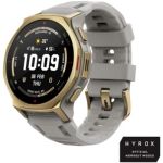 image produit Amazfit T-Rex 3 Pro Montre Connectée Outdoor 44mm – Écran AMOLED Saphir, Flashlight, Lunette Titane, GPS, Cartes Hors Ligne, 17 Jours Autonomie, 180+ Modes Sport, Smartwatch pour Android iPhone