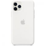 image produit Apple Coque en Silicone (pour iPhone 11 Pro) - Blanc