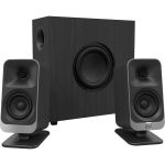 image produit Klipsch ProMedia Lumina 2.1 Enceinte de Bureau – Son américain légendaire, USB-C, Bluetooth 5.3, éclairage Individuel, Caisson de Basses Compact, Noir