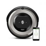 image produit iRobot Roomba e5154, aspirateur robot, idéal pour les animaux, 2 brosses anti-emmêlement en caoutchouc, forte puissance d'aspiration, aspire les poils d'animaux sans rester emmêlé dans les tapis