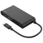 image produit Belkin Hub USB-C 5 Ports, Adaptateur Multiport avec HDMI 4K à 60 Hz, Power Delivery 100 W, Transfert de Données 10 Gbit/s, Compatible MacBook, iPad Pro, Chromebook, etc.