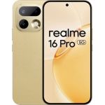 image produit realme 16 Pro 5G Smartphone, 8Go+256Go, Écran AMOLED 144Hz 6,78", Batterie 6500mAh, Caméra 200MP OIS, IP69K, Charge Rapide 45W, Double SIM, Next AI, Or (sans Adaptateur)