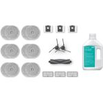 image produit Dreame Kit d'accessoires pour robot X40 Ultra et X40 Ultra complet comprenant 6x chiffons (3 paires), 2x filtres, 2 sacs à poussière, 2x brosses latérales, 1x brosse principale