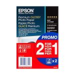 image produit Epson C13S042167 Premium Glossy - Papier Photo - Glacé (Pack de 2)(A6 Format)