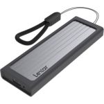 image produit Disque dur SSD externe LEXAR 2To Finition alu + Rugged Bumper