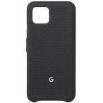 image produit Google Coque Pixel Pixe - Coque Protection pour Téléphone avec Tissu A Mesure et Compatible avec Active Edge - Just Black, Pixel 4