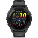 image produit Garmin Forerunner 265 - Montre GPS de Running avec écran AMOLED - Noire avec Bracelet en Silicone Noir/Gris