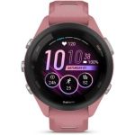 image produit Garmin Forerunner 265S - Montre GPS de Running avec écran AMOLED - Rose avec Bracelet en Silicone Rose/Gris - Boîtier 42 mm