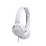 image produit Casque JBL Tune500 avec Fil (Commande et Microphone Intégrés) - Blanc