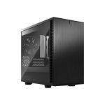 image produit Fractal Design Define 7 Mini Black Brushed Aluminum/Steel Micro ATX Silent Light Tinted Tempered Glass Window Mini Tower Computer Case - livrable en France