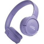 image produit JBL Tune 520BT, casque audio sans fil, léger et confortable, Bluetooth 5.3, autonomie jusqu'à 57 h, charge rapide, son JBL Pure Bass, violet - livrable en France