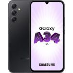 image produit Samsung Galaxy A34 5G 128GB Awesome Graphite 16,65cm (6,6") Super AMOLED Display, Android 13, 48MP Triple-Kamera