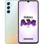 image produit Samsung Galaxy A34 5G 128GB Awesome Silver 16,65cm (6,6") Super AMOLED Display, Android 13, 48MP Triple-Kamera