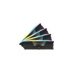 image produit CORSAIR VENGEANCE RGB DDR5 RAM 192Go (4x48Go) 5200MHz CL38 Intel XMP Compatible iCUE Mémoire d'Ordinateur - Noir (CMH192GX5M4B5200C38)