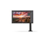 image produit LG ERGO UltraFine 27UN880P-B Ecran PC 4K 27" - dalle IPS résolution 3840x2160, 5ms 60Hz, DisplayHDR™400, sRGB 99%, pied ergonomique réglable, USB-C (60W), haut-parleurs