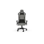 image produit Corsair T3 RUSH Fabric (2023) Fauteuil Gaming – Inspiré des Sports Automobiles – Revêtement en Tissu Doux – Coussin Détachable pour La Nuque et Support Lombaire à Mémoire de Forme – Gris et Anthracite - livrable en France
