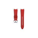image produit Samsung Bracelet de Montre Hybride en Cuir – Bracelet Officiel Watch – 20 mm – M/L – Rouge