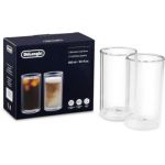 image produit De'Longhi Cold Brew DLSC325 Lot de 2 verres isothermes à double paroi Passe au lave-vaisselle Capacité 300 ml Idéal pour les boissons froides et chaudes au café - livrable en France