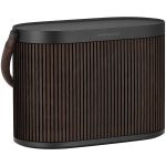image produit Bang & Olufsen Beosound A5 - Loud Wireless Home and Portable Bluetooth 360° Speaker with USB-C Cable and Integrated Qi Wireless Charging Pad - Dark Oak
