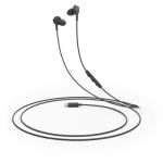 image produit Philips TAE5008BK/00 Écouteurs Intra-Auriculaire avec Micro | Filaire léger | Câble de 1,2 m | Télécommande Intégrée à 3 Boutons | 3 Embouts | Confortable | Son Clair et Basses Puissantes | Noir | - livrable en France