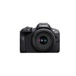 image produit Canon EOS R100 (Boîtier)+Objectifs pour Hybride RF-S 18-45mm & RF-S 55-210mm, Appareil Photo APS-C de 24,1 Mpx, AF CMOS Dual Pixel, Vidéo 4K, Prise de Vue en Continu jusqu'à 6,5 IPS, Wi-Fi & Bluetooth