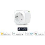 image produit Eve Energy (Matter) – Prise connectée, contrôle intelligent des appareils et des lampes, Matter & Thread, fonctionne avec Apple Home, Alexa, Google Home, SmartThings, Nécessite un concentrateur