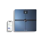 image produit WITHINGS Body Smart - Balance connectée WIFI avec composition corporelle avancée (Poids, Masse grasse/ Musculaire/ Osseuse, Eau, Indice de graisse viscérale), Balance pèse personne, Noir