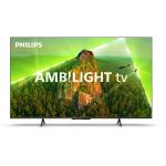 image produit Philips Ambilight PUS8108 189 cm (75 Pouces) Smart 4K LED TV | UHD & HDR10+ | 60Hz | P5 Perfect Picture Moteur | Enceintes 20W | Compatible avec l'Assistant Google & Alexa | Cadre Chrome satiné
