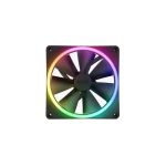 image produit NZXT F140 RGB Duo - RF-D14SF-B1 - Ventilateur RGB double LED de 140 mm - 20 LED configurables individuellement - Airflow et pression statique équilibrées - Commande PWM - Noir - livrable en France