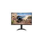 image produit Lenovo G32qc-30 - Écran Gaming Incurvé 31.5" 2K QHD avec EyeSafe (VA, 165Hz, 0.5ms MPRT, HDMI+DP, Câble DP, FreeSync Premium, Haut-Parleurs) Réglage en Inclinaison/Hauteur - Noir