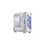 image produit MSI MPG Velox 100R White Boîtier PC Gaming : ARGB, Support Vertical pour Carte Graphique, aérations latérales, Compatible radiateur 360mm, Type-C, Panneau en Verre trempé, jusqu'à 7 Ventilateurs