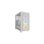 image produit CORSAIR 3000D RGB Airflow Boîtier PC Mid-Tower - 3X AR120 RGB Fans - Support GPU Trois Emplacements - Convient à 8X Ventilateurs 120mm - Design High-Airflow - Blanc