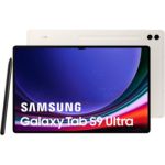 image produit Samsung Galaxy Tab S9 Ultra Tablette Android, 14.6" 256Go de Stockage, Lecteur MicroSD, Wifi, S Pen Inclus, Crème, Exclusivité Amazon Version FR, beige