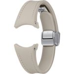 image produit SAMSUNG D-Buckle Hybrid Eco-Leather Band (Slim, S/M) pour Galaxy Watch4 | Watch5 | Watch6 | Watch FE | Watch7 Series, Étoupe - livrable en France