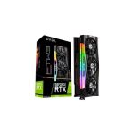 image produit EVGA GeForce RTX 3080 FTW3 ULTRA GAMING, 10G-P5-3897-KL, 10GB GDDR6X, iCX3 Technology, ARGB LED, Metal Backplate, LHR