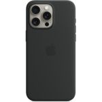image produit Apple Coque en Silicone avec MagSafe pour iPhone 15 Pro Max - Noir ​​​​​​​