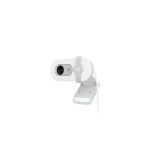 image produit Logitech Brio 100 Webcam Full HD pour réunions/Streaming, équilibre Auto de l'éclairage, Micro intégré, volet de confidentialité, USB-A, pour Microsoft Teams, Google Meet, Zoom - Blanc - livrable en France