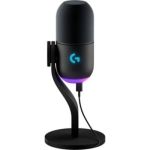 image produit Logitech G Yeti GX Microphone Gaming RVB Dynamique avec LIGHTSYNC, USB prêt à l’Emploi pour Streaming, supercardioïde, pour PC/Mac - Noir