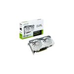 image produit ASUS DUAL NVIDIA GeForce RTX 4060 Ti OC Edition / Blanc – Carte graphique gaming (8GB GDDR6X, PCIe 4.0, DLSS 3, HDMI 2.1, Display Port 1.4a, ventilateurs axiaux, technologie 0dB)