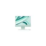 image produit Apple 2023 iMac Ordinateur de Bureau Tout‑en‑Un avec Puce M3 : CPU 8 cœurs, GPU 10 cœurs, écran Retina 4,5K 24 Pouces, 8 Go de mémoire unifiée, 256 Go de Stockage SSD, Vert