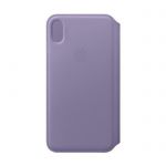 image produit Apple Smart Folio - Protection à Rabat pour téléphone Portable - Cuir - Lilas - pour iPhone XS Max