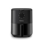 image produit Moulinex Easy Fry Essential EZ1308 Friteuse à air chaud, avec peu ou sans huile, commandes manuelles, 5 programmes, repas sains, capacité 1 kg, jusqu'à 4 personnes, compacte, couleur noire