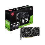 image produit MSI NVIDIA GeForce RTX 3050 Ventus 2X XS 8G OC Carte Graphique - 8 Go GDDR6, 1807 MHz, PCI Express Gen 4, 128 Bits, DP v 1.4a, DL DVI-D, HDMI 2.1 (Prend en Charge 4K à 120 Hz)