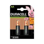 image produit Duracell Recharge Ultra AA 2500 mAh Piles Rechargeable x2