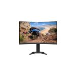 image produit Lenovo G27qc-30 - Écran Gaming Incurvé 27" QHD avec EyeSafe (VA, 165Hz, 1ms, HDMI+DP, Câble DP, FreeSync Premium, HDR10, Haut-Parleurs) Réglage en Inclinaison/Hauteur - Noir