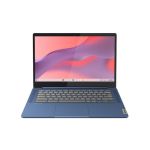 image produit Lenovo IdeaPad Slim 3 Chrome 14M868 - Ordinateur Portable 14'' HD (MediaTek Kompanio 520, RAM 4Go, SSD 64Go, Arm Mali-G52 2EE MC2 GPU, Chrome OS) Clavier AZERTY Français - Bleu, Bleu foncé