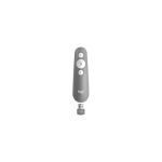 image produit Logitech R500s de classe 1 Bluetooth et USB Télécommande de présentation laser/ Télécommande de présentation - Compatibilité universelle, portée de 20 m, personnalisable - Gris clair