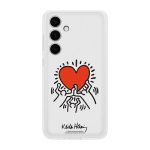 image produit Samsung EF-MS926 Étui de Protection à Rabat pour Galaxy S24+ avec Carte d'insertion Keith Haring, Blanc - livrable en France