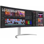 image produit LG UltraWide™ 49WQ95C-W Ecran PC Ultra Large incruvé 49" - Dalle IPS résolution 5120x1440, 5ms GtG 144Hz, DisplayHDR™400, DCI-P3 98%, Compatible NVIDIA G-Sync, USB-C (90W), courbure 3800R