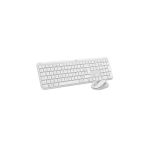 image produit Ensemble clavier et souris Logitech Sans fil MK950 Signature Slim, design élégant, saisie et clic discrets - Blanc casse